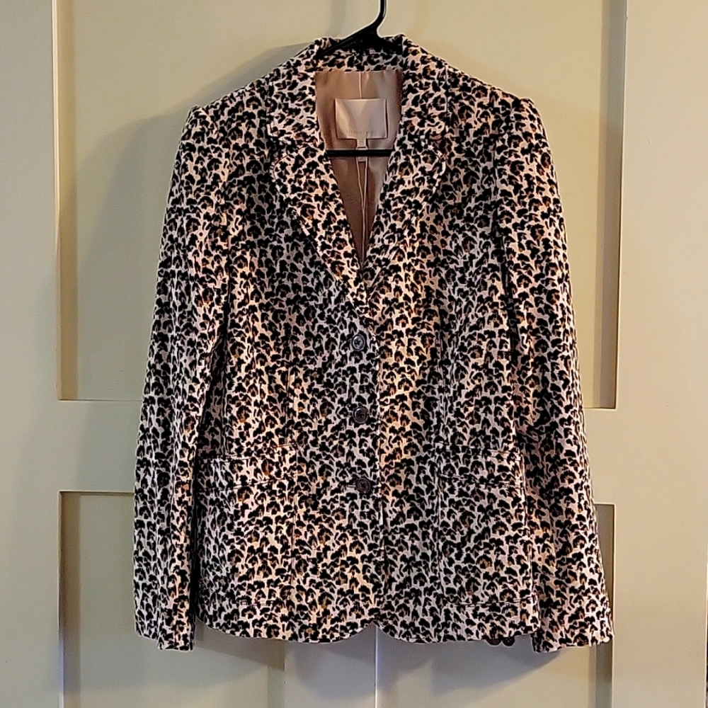 Leopard Velveteen Jacket